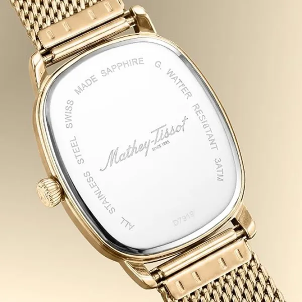 Ceas de mână pentru femei Mathey-Tissot D7919PV Cuarț / 34 mm photo 5