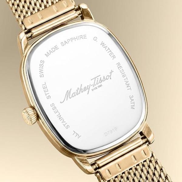 Ceas de mână pentru femei Mathey-Tissot D7919PV Cuarț / 34 mm photo 5