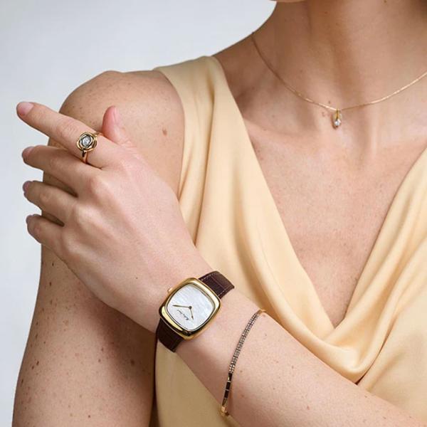 Ceas de mână pentru femei Mathey-Tissot D538PLI Cuarț / 33 mm photo 6