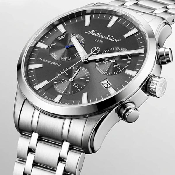 Ceas de mână pentru bărbați Mathey-Tissot H197CHAS Cuarț / 42 mm photo 3