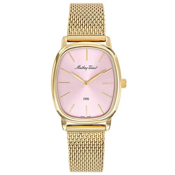 Ceas de mână pentru femei Mathey-Tissot D7919PK Cuarț / 34 mm photo 1