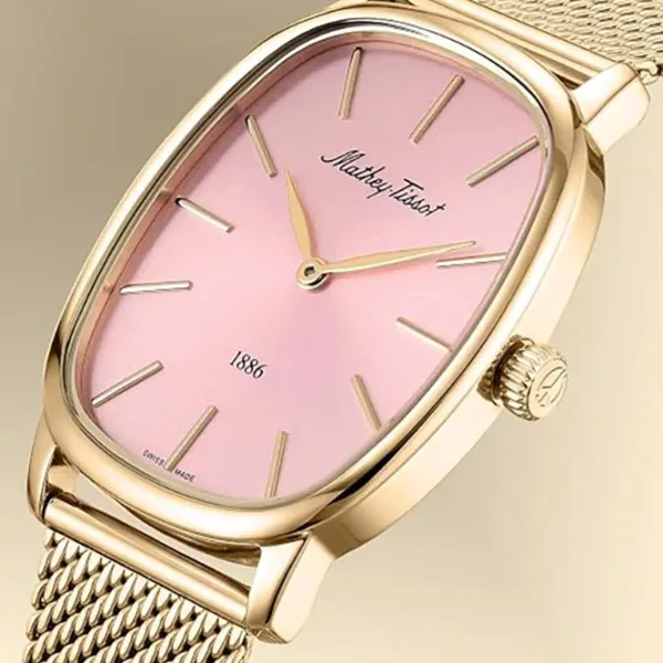 Ceas de mână pentru femei Mathey-Tissot D7919PK Cuarț / 34 mm photo 2