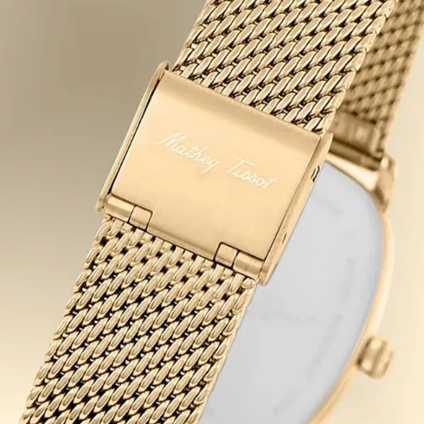 Ceas de mână pentru femei Mathey-Tissot D7919PK Cuarț / 34 mm photo 3