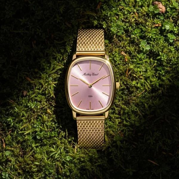 Ceas de mână pentru femei Mathey-Tissot D7919PK Cuarț / 34 mm photo 5
