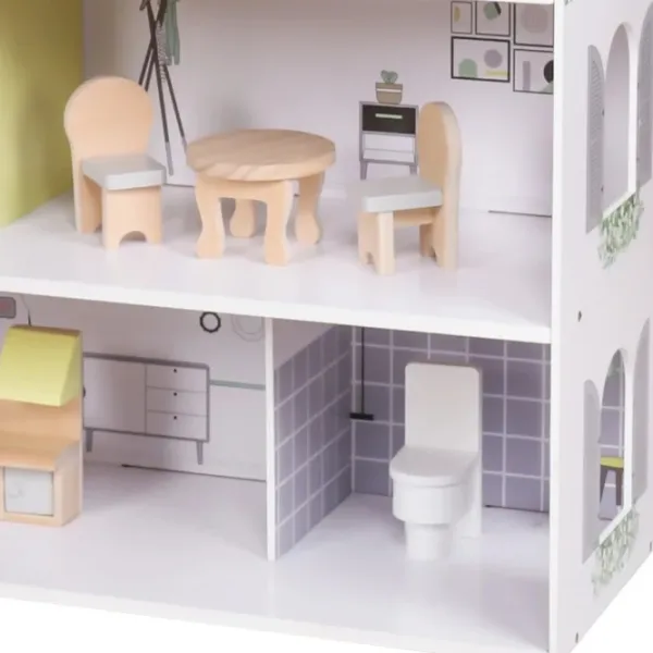 Домик для кукол Baby Mix Montessori Wood 58990 домик / 3+ photo 2