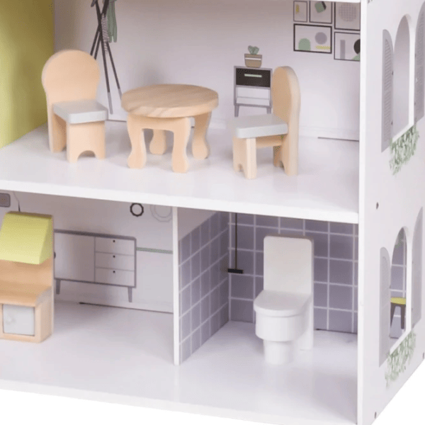 Домик для кукол Baby Mix Montessori Wood 58990 домик / 3+ photo 2