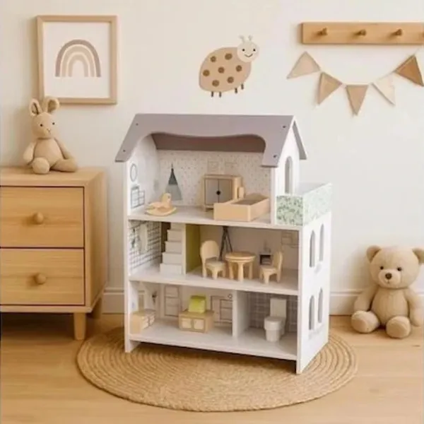 Домик для кукол Baby Mix Montessori Wood 58990 домик / 3+ photo 5