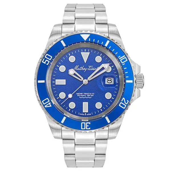 Ceas de mână pentru bărbați Mathey-Tissot H977ABU Cuarț / 43 mm photo 1