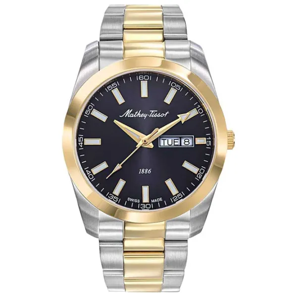 Ceas de mână pentru bărbați Mathey-Tissot H453BN Cuarț / 40 mm photo 1