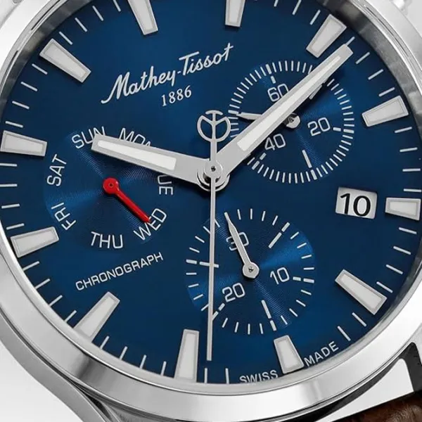 Ceas de mână pentru bărbați Mathey-Tissot H197CHALBU Cuarț / 42 mm photo 5