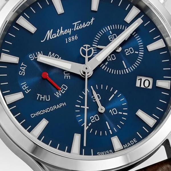 Ceas de mână pentru bărbați Mathey-Tissot H197CHALBU Cuarț / 42 mm photo 5
