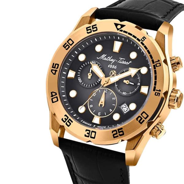 Ceas de mână pentru bărbați Mathey-Tissot H121CHPLN Cuarț / 44 mm photo 4