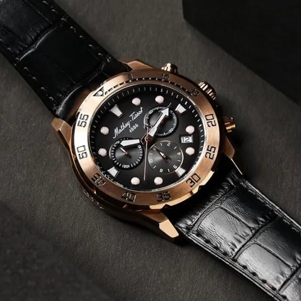 Ceas de mână pentru bărbați Mathey-Tissot H121CHPLN Cuarț / 44 mm photo 5