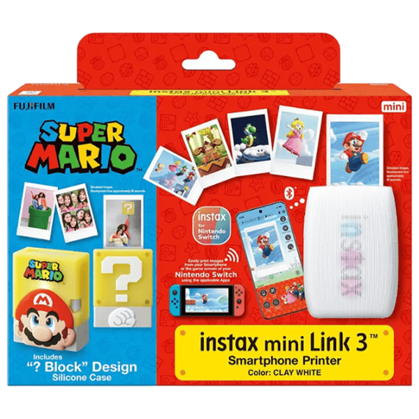 Foto imprimantă FujiFilm Instax Mini Link 3 Super Mario Edition  / Color / Sage Green photo 4