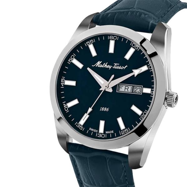 Ceas de mână pentru bărbați Mathey-Tissot H453ALBU Cuarț / 40 mm photo 2