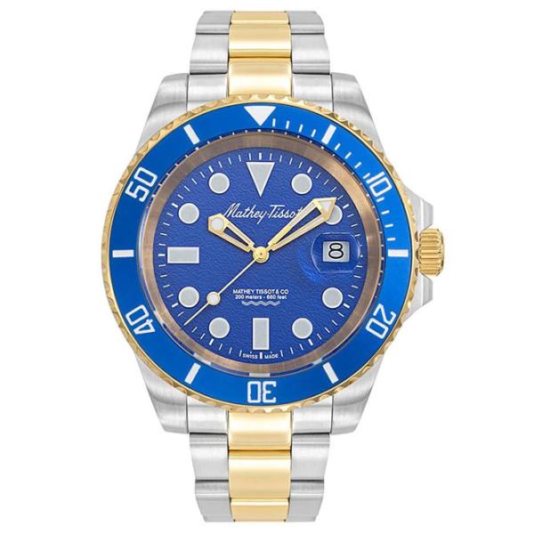 Ceas de mână pentru bărbați Mathey-Tissot H977BBU Cuarț / 43 mm photo 1