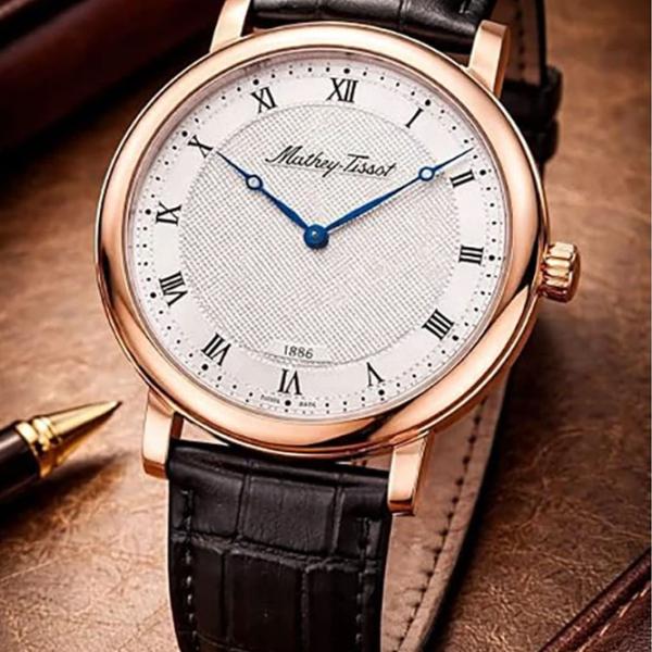 Ceas de mână pentru bărbați Mathey-Tissot H7916PBR Cuarț / 41 mm photo 3