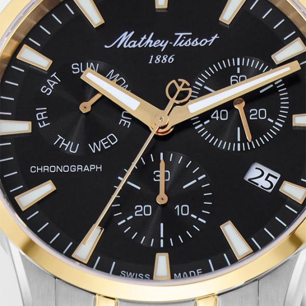 Ceas de mână pentru bărbați Mathey-Tissot H197CHBN Cuarț / 42 mm photo 5