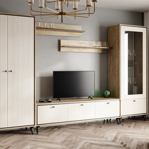 Тумба под телевизор ML-Mobila Oscar nr. 2 55 x 190 x 50см / ДСП photo 5
