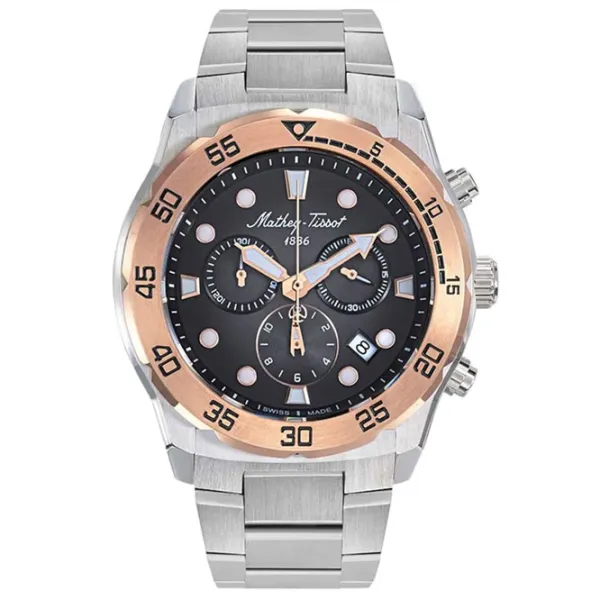 Ceas de mână pentru bărbați Mathey-Tissot H121CHARN Cuarț / 44 mm photo 1