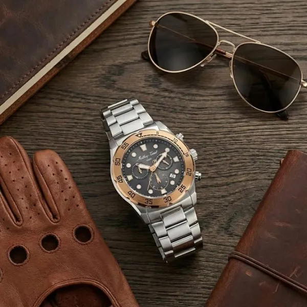 Ceas de mână pentru bărbați Mathey-Tissot H121CHARN Cuarț / 44 mm photo 3