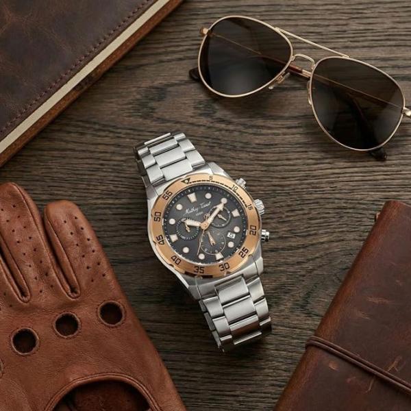 Ceas de mână pentru bărbați Mathey-Tissot H121CHARN Cuarț / 44 mm photo 3