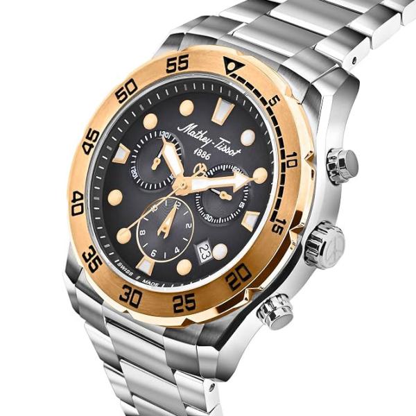 Ceas de mână pentru bărbați Mathey-Tissot H121CHARN Cuarț / 44 mm photo 6