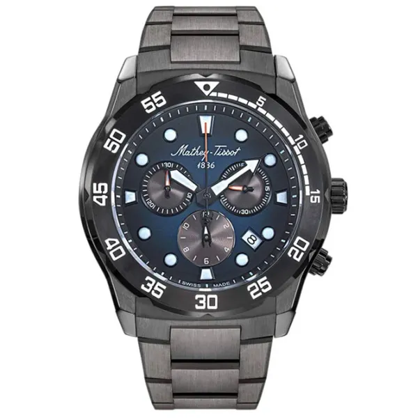 Ceas de mână pentru bărbați Mathey-Tissot H121CHNB Cuarț / 44 mm photo 1
