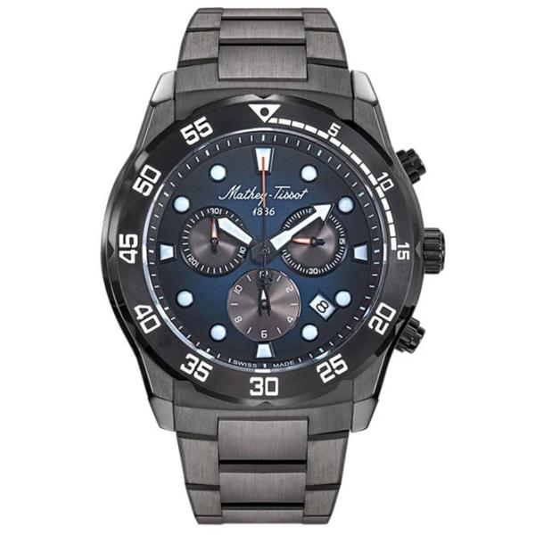 Ceas de mână pentru bărbați Mathey-Tissot H121CHNB Cuarț / 44 mm photo 1