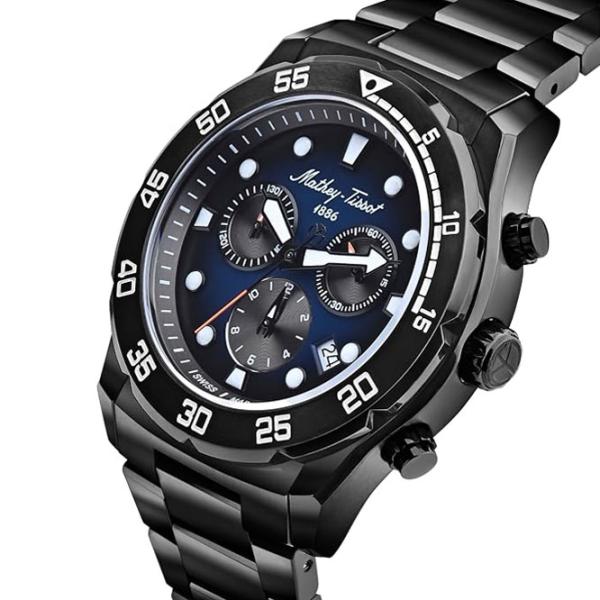 Ceas de mână pentru bărbați Mathey-Tissot H121CHNB Cuarț / 44 mm photo 4