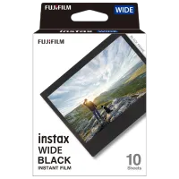 Hârtie foto pentru imprimante Instax Wide / / Black