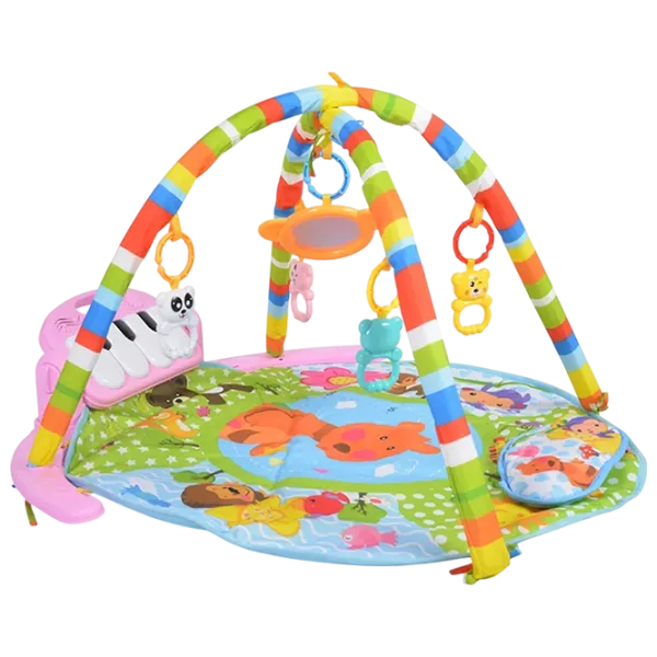 Игровой коврик Moni Baby Piano Girl (696-R6) 0+/ Круглый/ Зеленый photo 1
