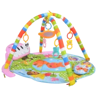 Игровой коврик Moni Baby Piano Girl (696-R6) 0+/ Круглый/ Зеленый