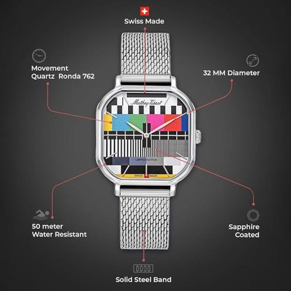 Ceas de mână pentru femei Mathey-Tissot D7917TV Cuarț / 32 mm photo 5