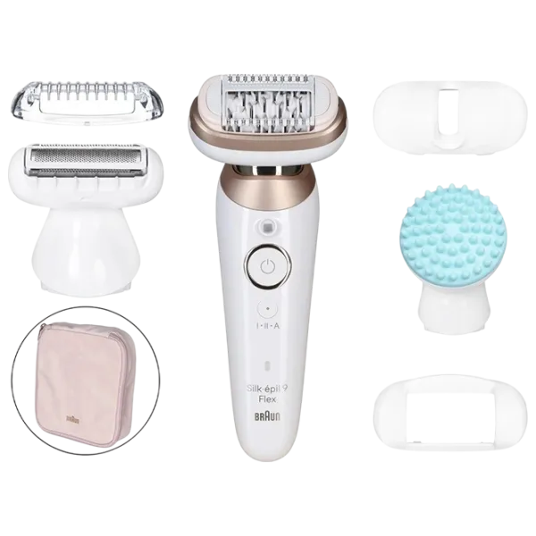 Epilator Braun SES9071 Umedă / Gold White photo 1