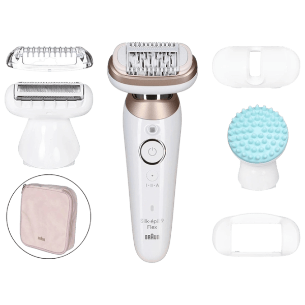 Epilator Braun SES9071 Umedă / Gold White photo 1