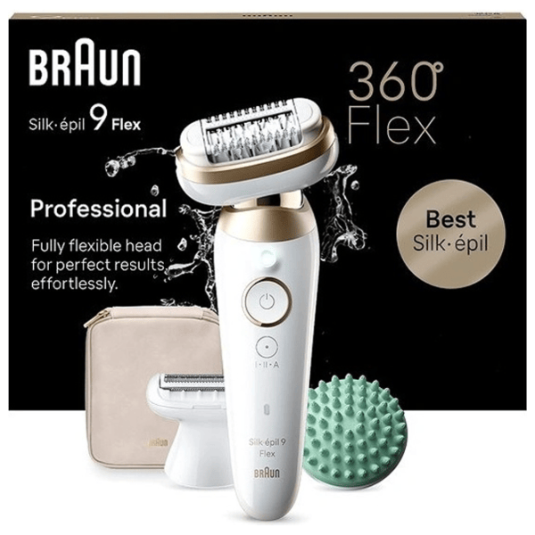 Epilator Braun SES9071 Umedă / Gold White photo 2