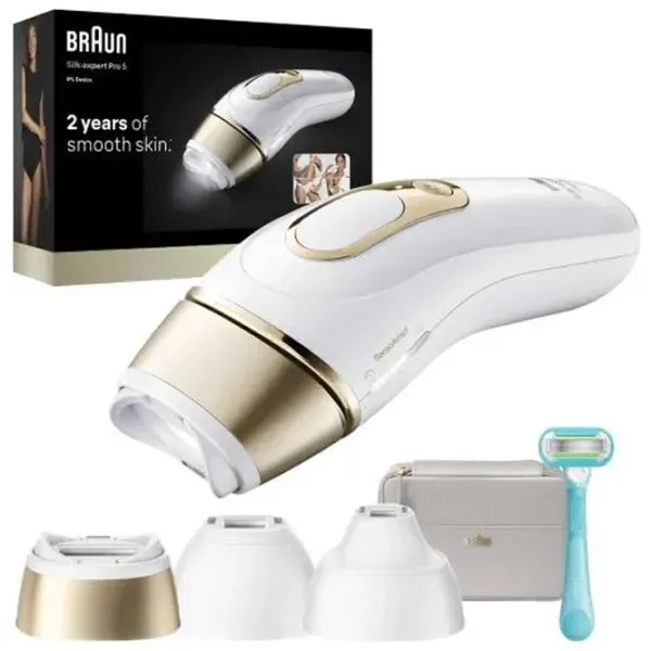 Эпилятор Braun PL5351 Сухая / Золотой Белый photo 5