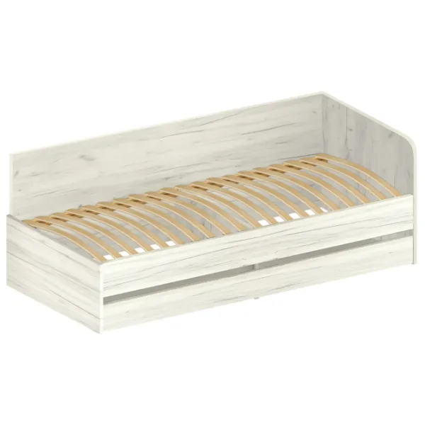 Pat Modern Komfi 90 x 200 cm / DSP / Oak white craft photo 1