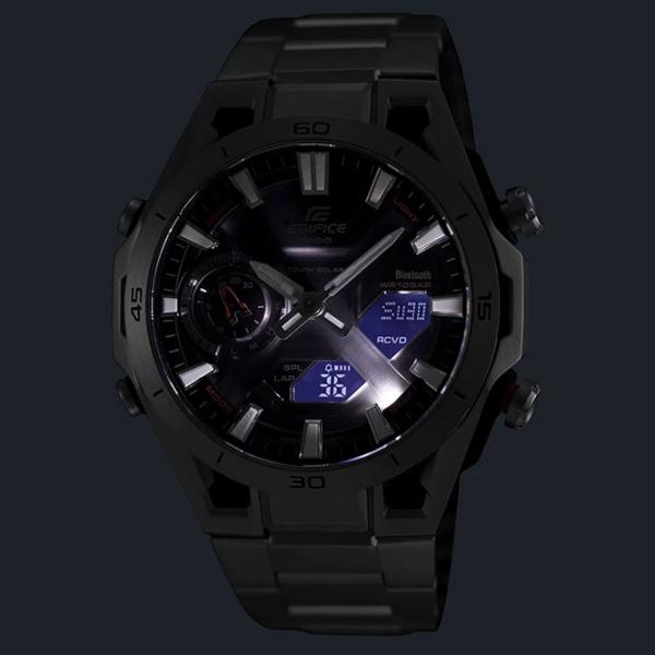 Ceas de mână pentru bărbați Casio ECB-2300DC-1AEF Cuarț / 46 mm photo 2