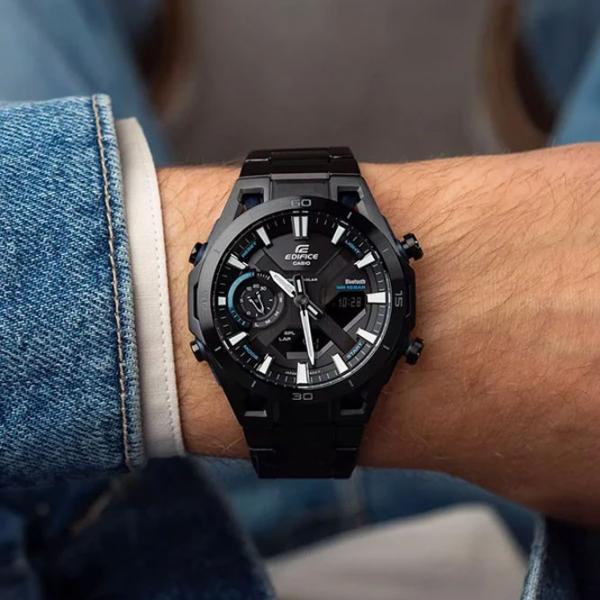 Ceas de mână pentru bărbați Casio ECB-2300DC-1AEF Cuarț / 46 mm photo 5