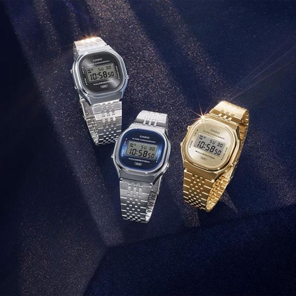 Ceas de mână pentru bărbați Casio A140WE-8AEF Digital / 37 mm photo 3