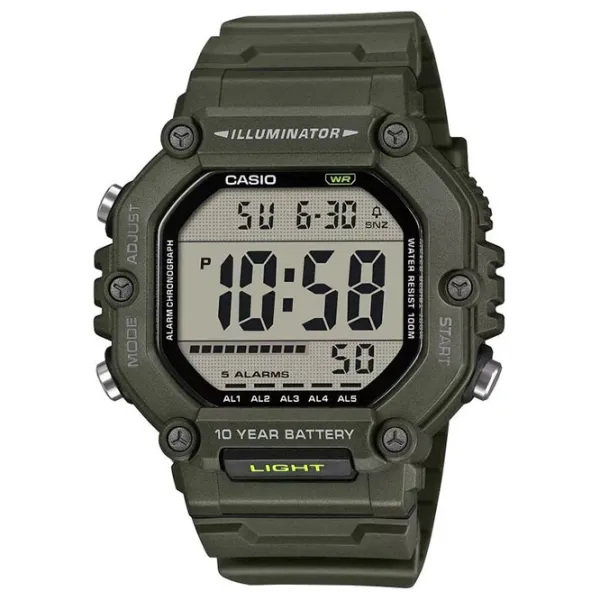 Ceas de mână pentru bărbați Casio AE-1600HX-3AVEF Digital / 53 x 50 mm photo 1