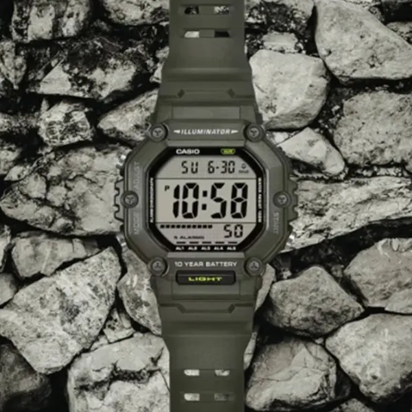Ceas de mână pentru bărbați Casio AE-1600HX-3AVEF Digital / 53 x 50 mm photo 3