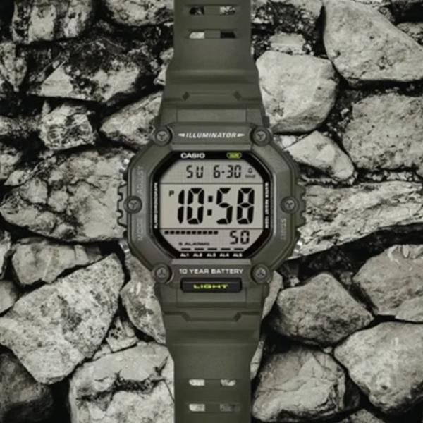 Ceas de mână pentru bărbați Casio AE-1600HX-3AVEF Digital / 53 x 50 mm photo 3