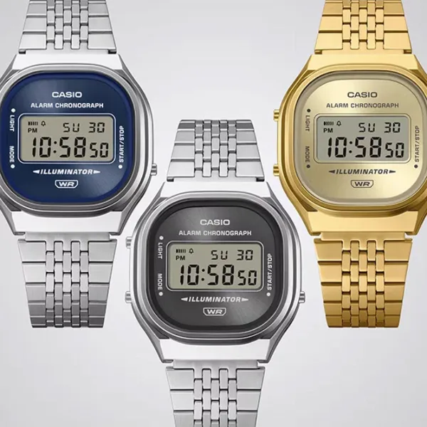 Ceas de mână pentru bărbați Casio A140WE-8AEF Digital / 37 mm photo 2
