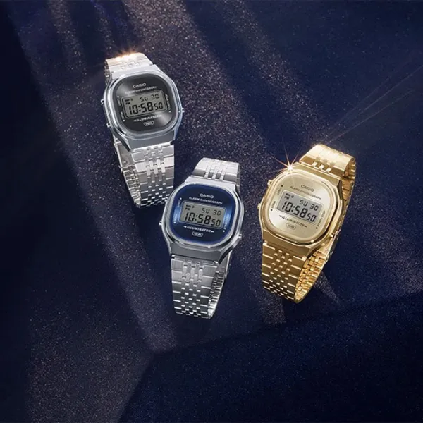 Ceas de mână pentru bărbați Casio A140WE-8AEF Digital / 37 mm photo 3