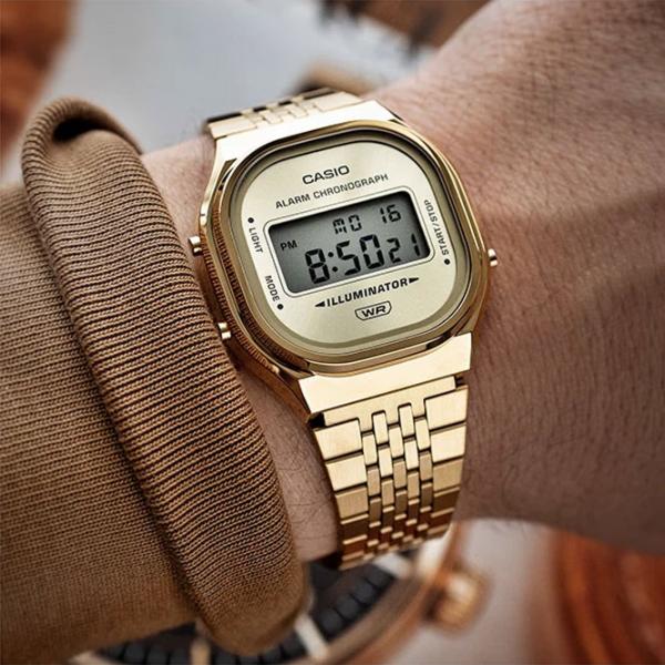 Ceas de mână pentru bărbați Casio A140WE-8AEF Digital / 37 mm photo 4