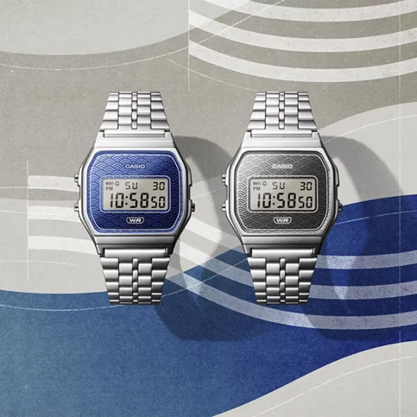 Ceas de mână pentru bărbați Casio A159WEVJ-2ER Digital / 37 x 33 mm photo 3