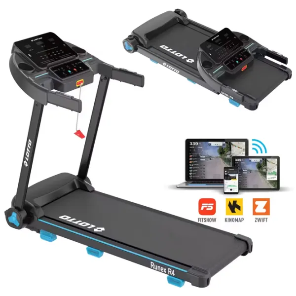 Bandă de alergat Lotto Runex R4 8 km/h / 100 kg / Black photo 5